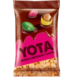 Драже «Yota», арахис в молочном шоколаде и сахарной глазури