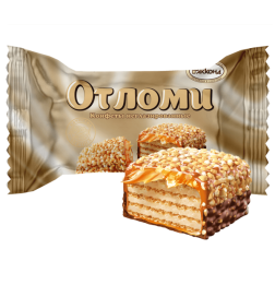 Конфеты "Отломи/Хуторок" шоколадно-ореховый