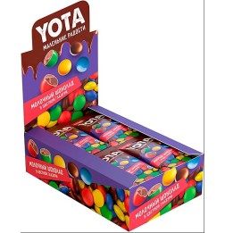 "Yоtа" шоколад в цветной глазури