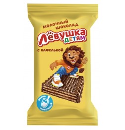 Шоколад "Левушка детям" с вафлями